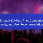 Affordable DJ Gear: Price Comparison, Quality, and User Recommendations
