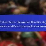 Chillout Music: Relaxation Benefits, Key Genres, and Best Listening Environments