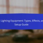 DJ Lighting Equipment: Types, Effects, and Setup Guide