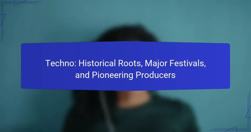Techno: Historical Roots, Major Festivals, and Pioneering Producers