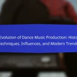 The Evolution of Dance Music Production: Historical Techniques, Influences, and Modern Trends
