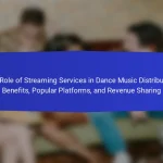 The Role of Streaming Services in Dance Music Distribution: Benefits, Popular Platforms, and Revenue Sharing