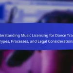 Understanding Music Licensing for Dance Tracks: Types, Processes, and Legal Considerations