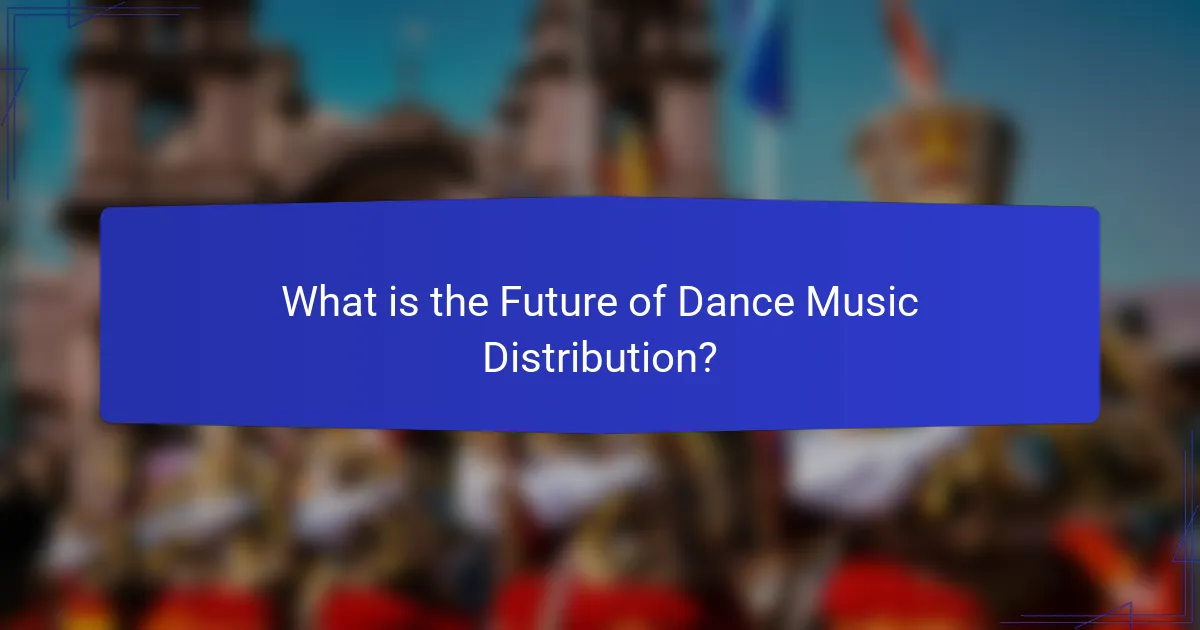What is the Future of Dance Music Distribution?